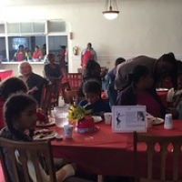 Prescott Circus Theatre 1st Annual Pancake Breakfast. November 14, 2015. Parks Chapel AME, Oakland.