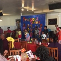 Prescott Circus Theatre 1st Annual Pancake Breakfast.  November 14, 2015. Parks Chapel AME, Oakland.